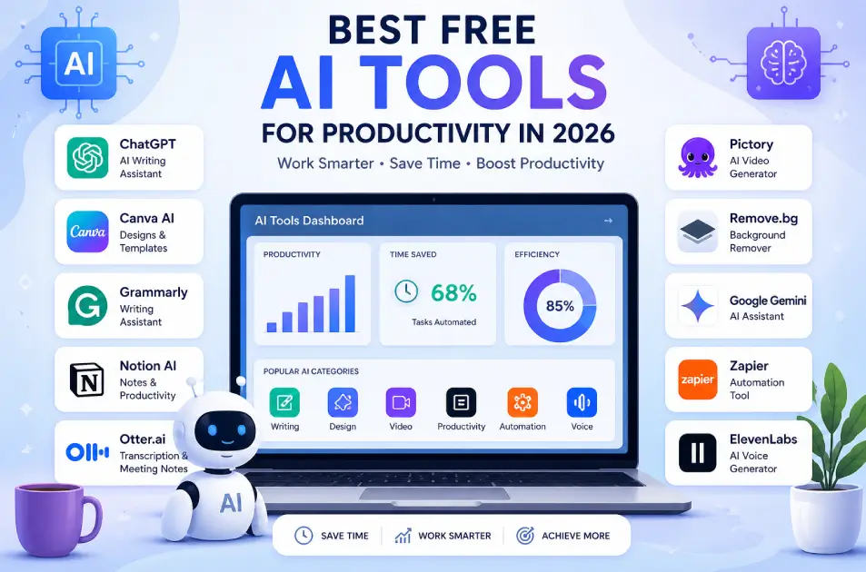 top free AI tools for productivity 2026