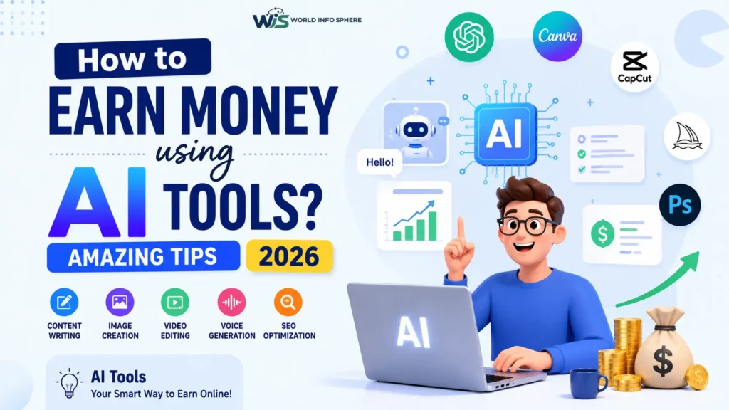 How to earn money online using AI tools in 2026 with ChatGPT Canva CapCut and YouTube automation