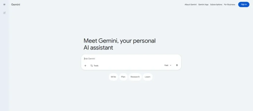 What is Google Gemini AI? Google's most powerful AI technology 3 Google Gemini AI Dashboard