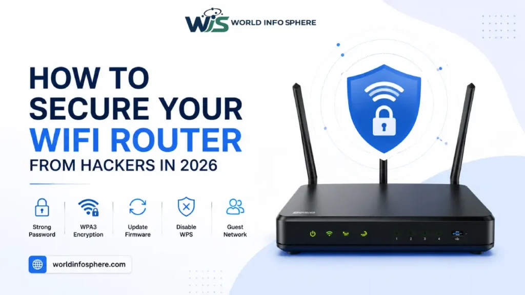 How to Secure Your WiFi Router from Hackers 2 How to secure your WiFi router from hackers using WPA3 encryption, strong passwords, firmware updates, and cyber security tips in 2026