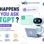 What happens when you ask ChatGPT a question explained step by step showing prompt processing, tokenization, NLP analysis, context understanding, response generation, and AI chatbot workflow