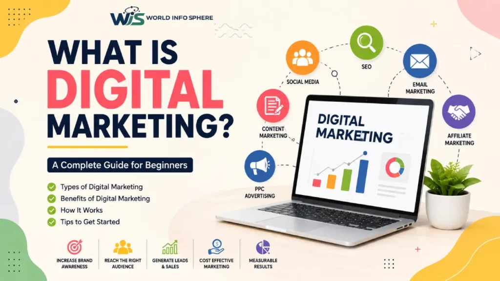 Digital marketing concepts including SEO, social media marketing, email marketing, content marketing, and online business growth strategies.
