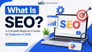 What Is SEO?complete beginner's guide showing search engine optimization concepts and Google rankings
