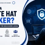 White Hat Hacker working on cybersecurity testing and ethical hacking to identify vulnerabilities and protect digital systems